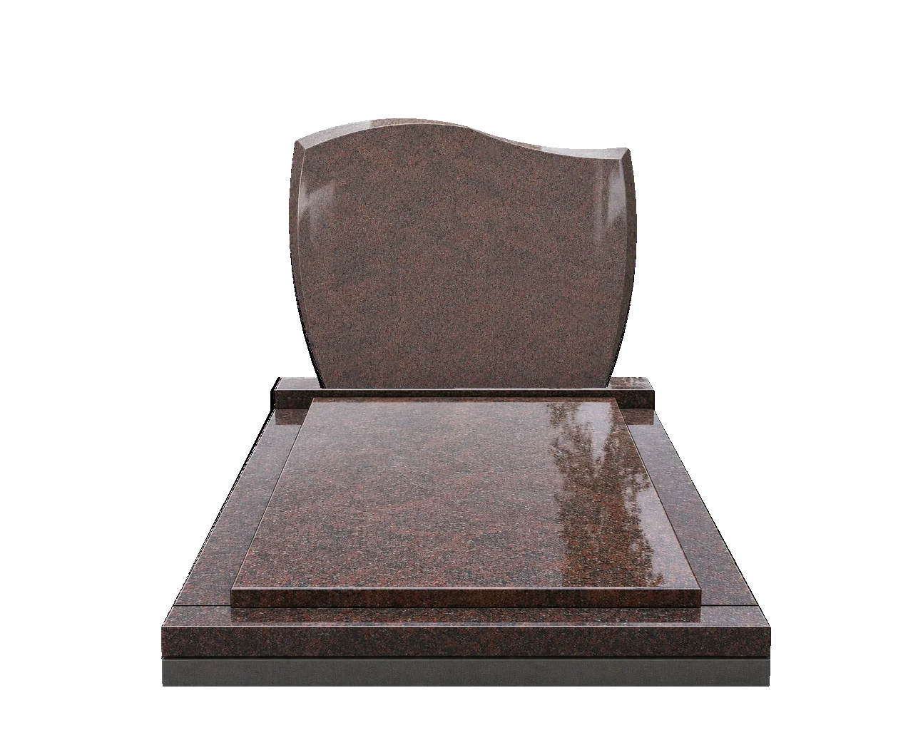 Live weergave van een grafmonument in de configurator